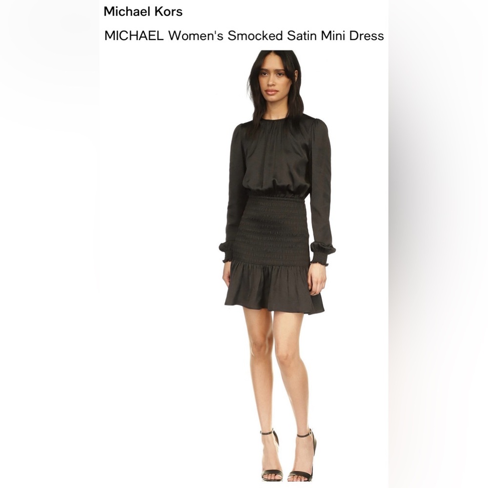 Michael Kors
MICHAEL Women's Smocked Satin Mini Dress
NWT, Size: Large